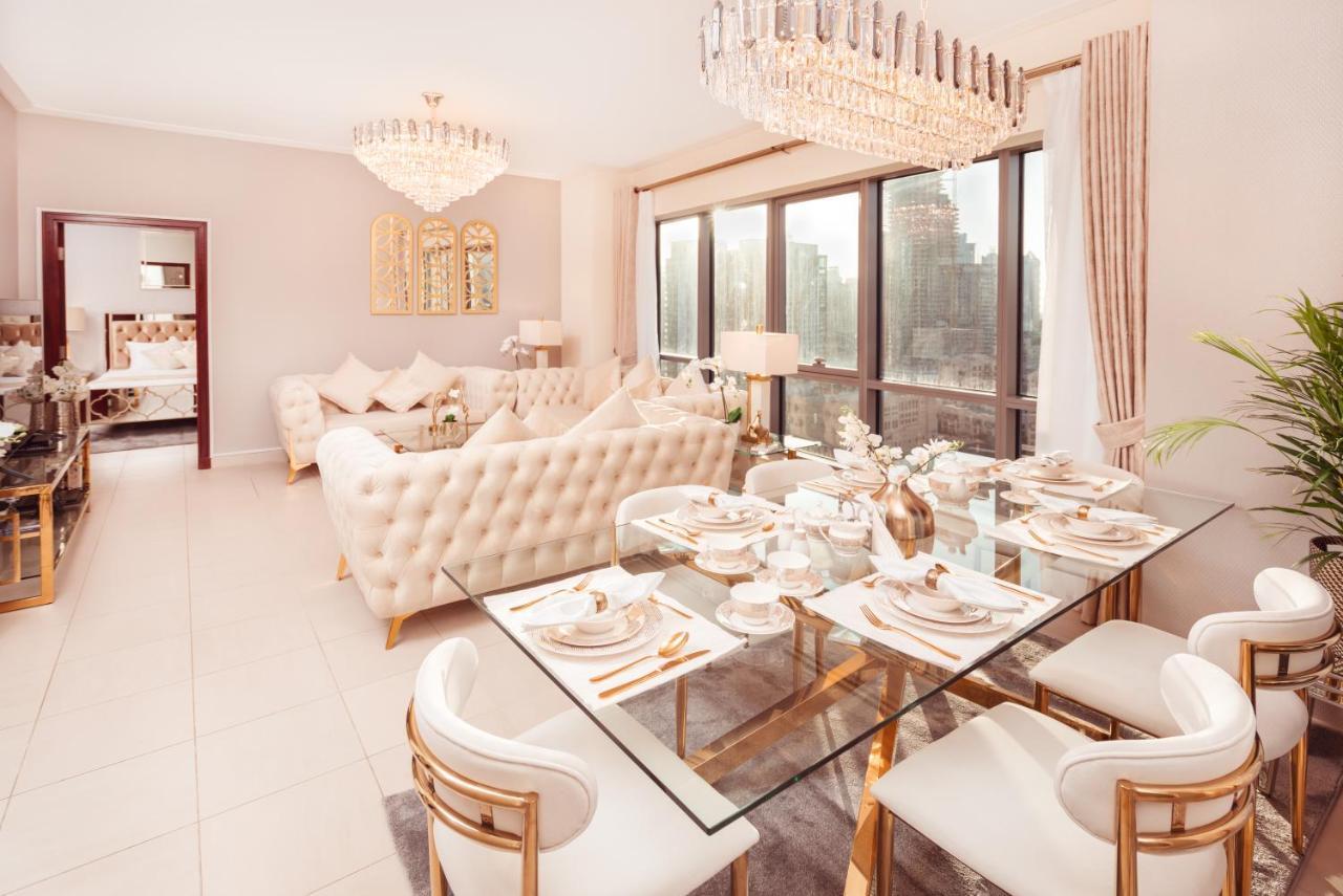 Elite Royal Apartment - Panoramic Full Burj Khalifa, Fountain & Skyline View - Baron Dubai Bagian luar foto