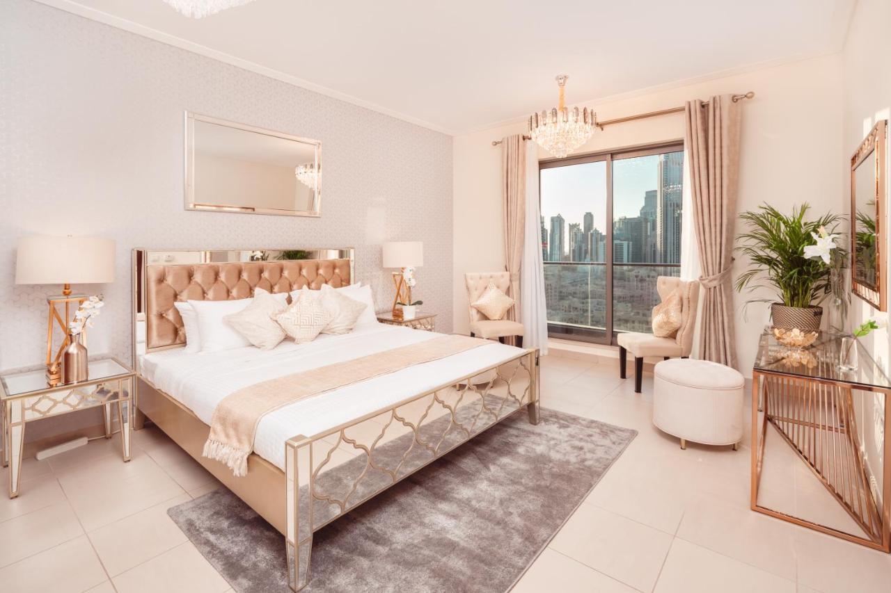 Elite Royal Apartment - Panoramic Full Burj Khalifa, Fountain & Skyline View - Baron Dubai Bagian luar foto