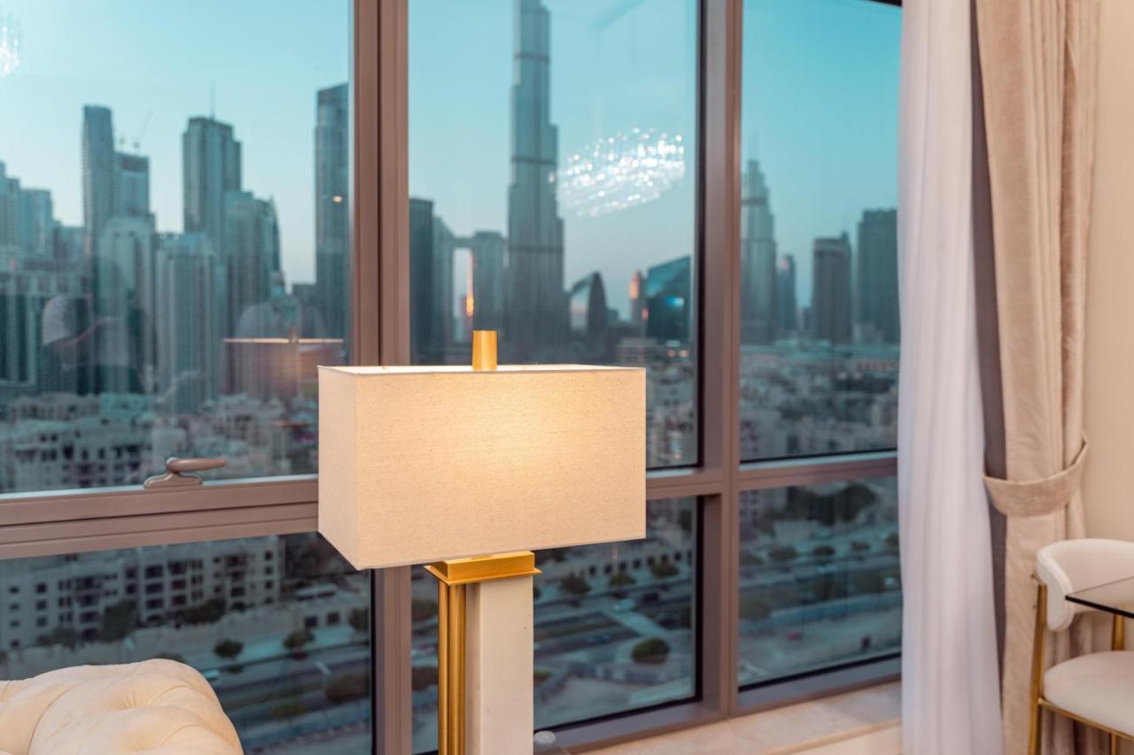 Elite Royal Apartment - Panoramic Full Burj Khalifa, Fountain & Skyline View - Baron Dubai Bagian luar foto