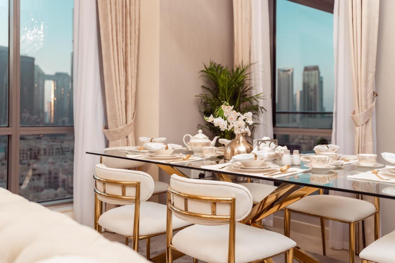 Elite Royal Apartment - Panoramic Full Burj Khalifa, Fountain & Skyline View - Baron Dubai Bagian luar foto