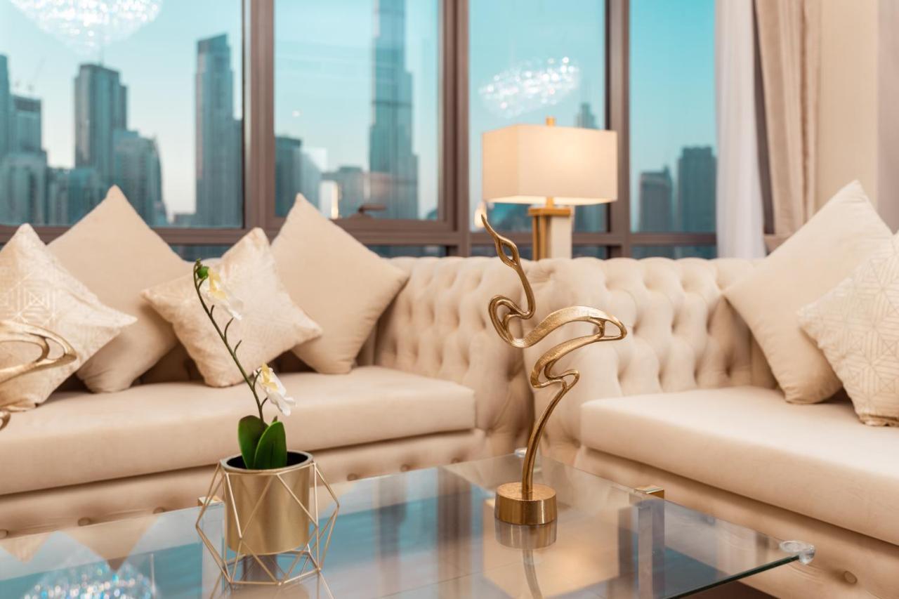 Elite Royal Apartment - Panoramic Full Burj Khalifa, Fountain & Skyline View - Baron Dubai Bagian luar foto